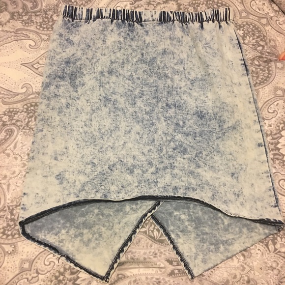 jeans colony Dresses & Skirts - Acid wash denim skirt